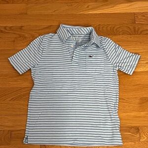 Boys Vineyard Vines Polo in Blue and navy Stripes size 7